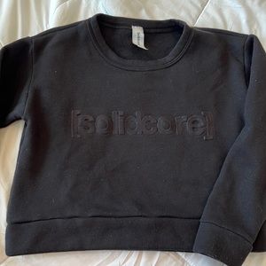 [solidcore] cropped sweatshirt
